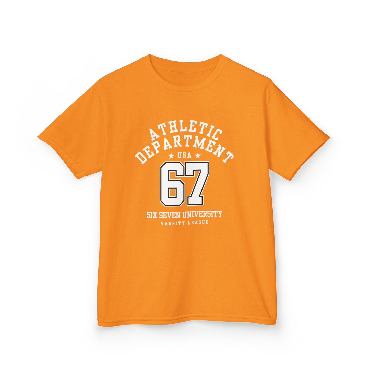 Kids Number 67 Tee — Youth Athletic Jersey-Style Shirt